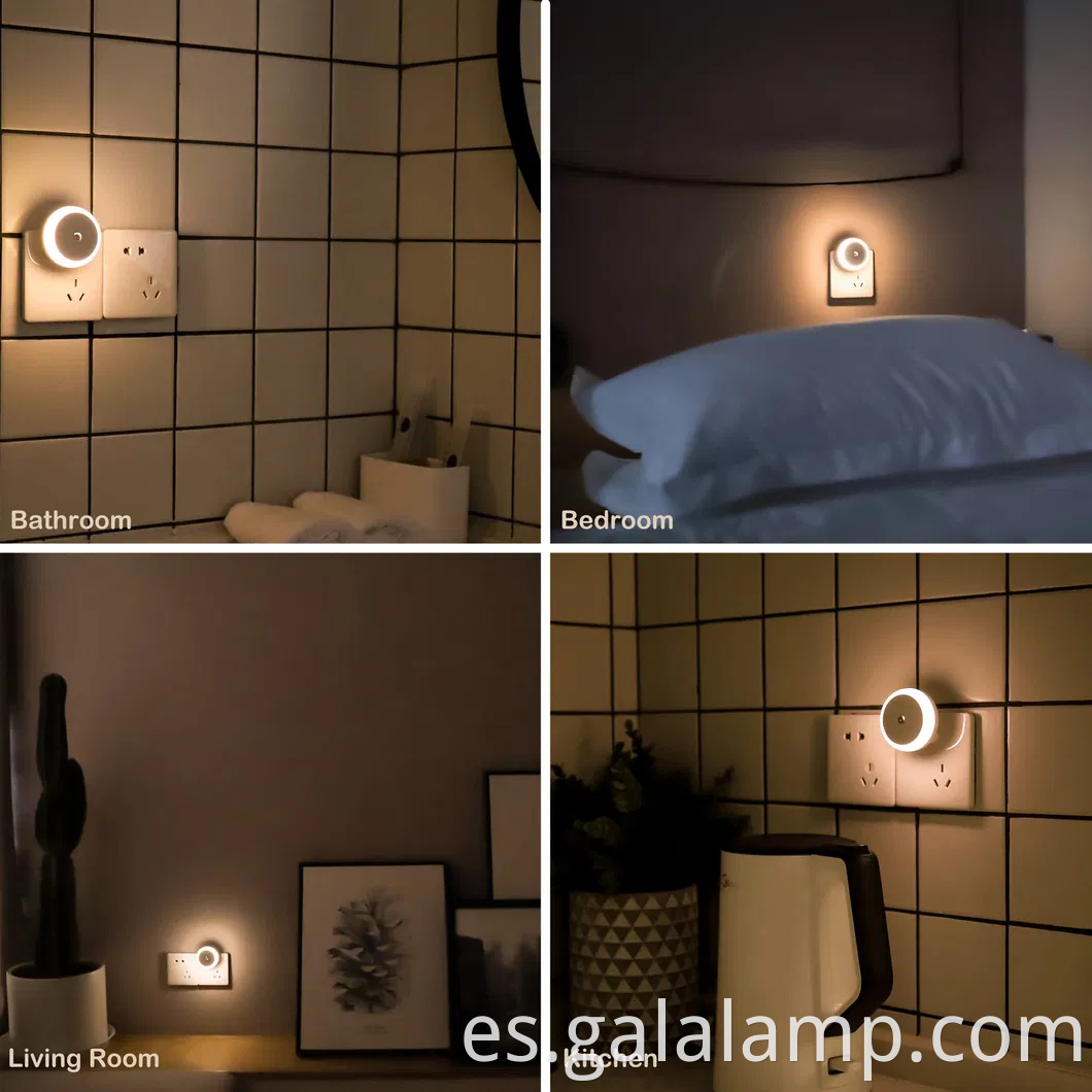 Smart White Induction Night Light with Touch Control Feature